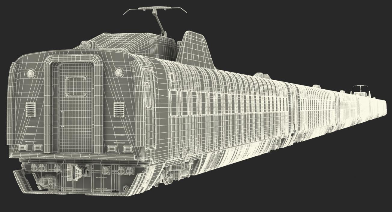 3D Speed Trains 3D Models Collection model