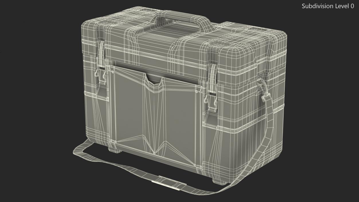 Vaccine Transport Box White 3D