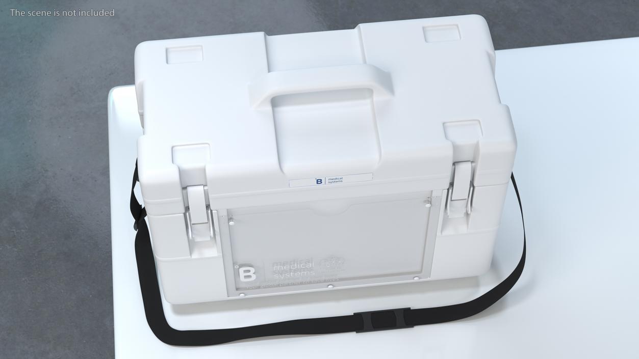 Vaccine Transport Box White 3D