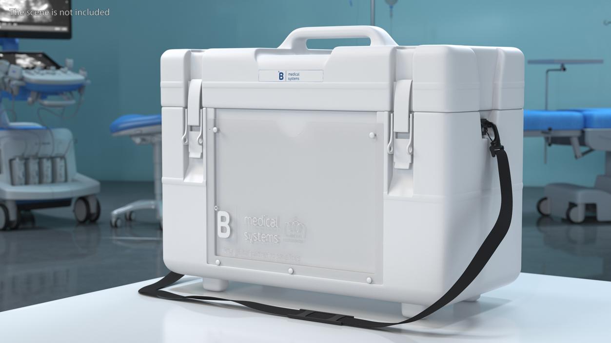 Vaccine Transport Box White 3D