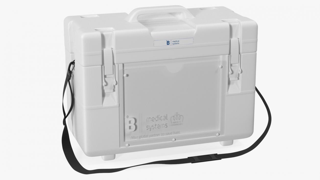 Vaccine Transport Box White 3D