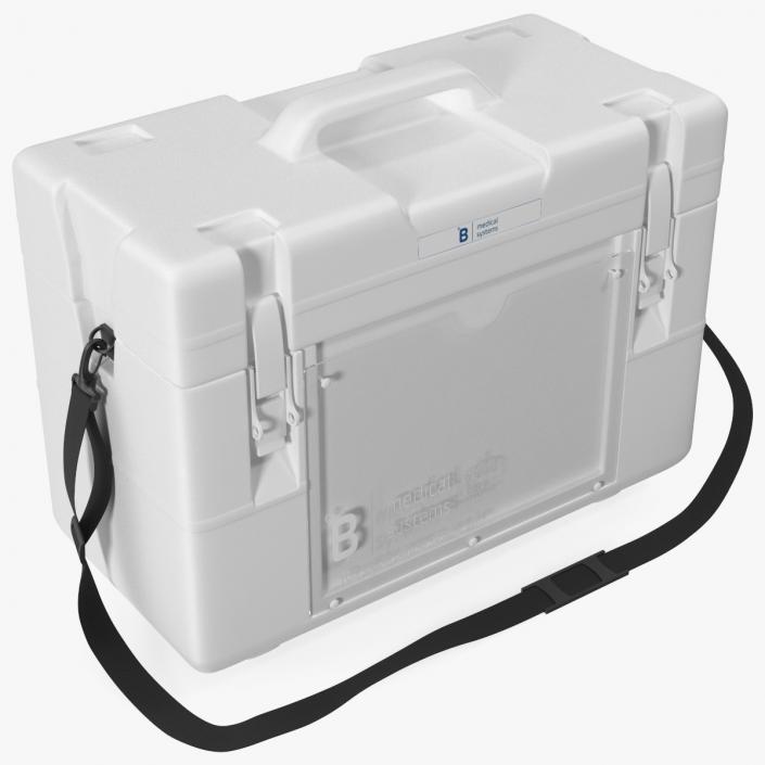 Vaccine Transport Box White 3D