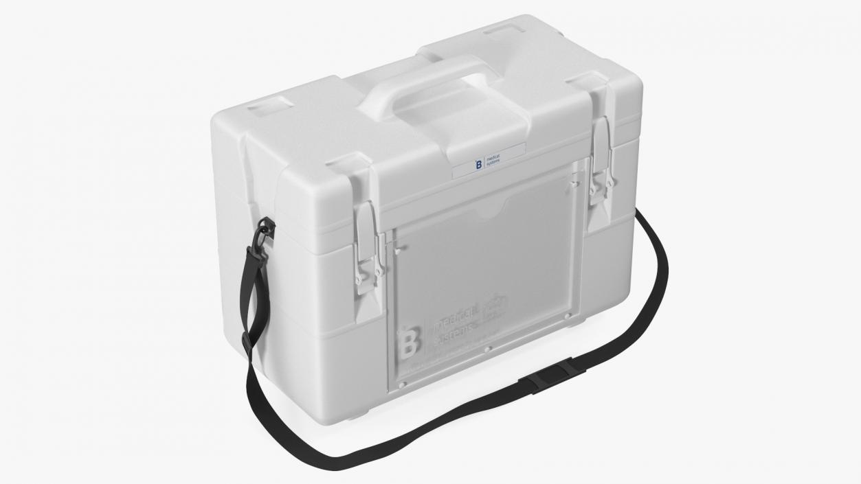 Vaccine Transport Box White 3D