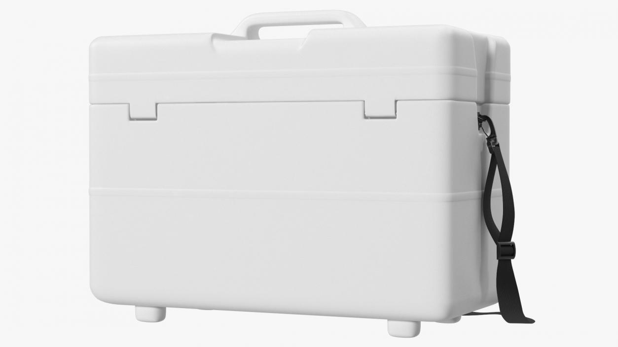 Vaccine Transport Box White 3D