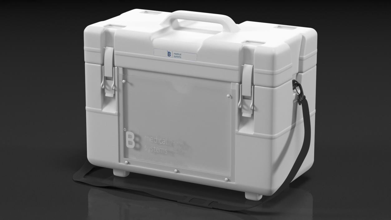 Vaccine Transport Box White 3D