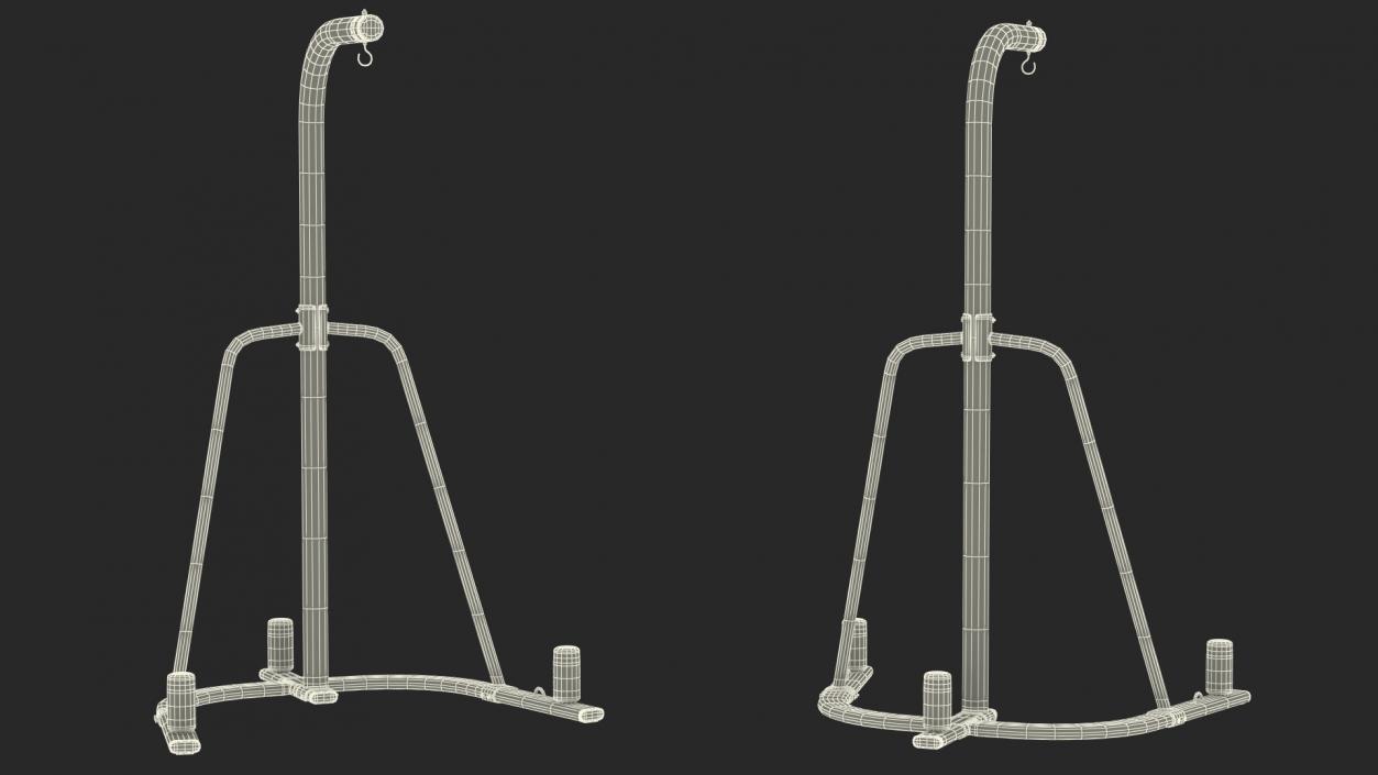 Free Standing Heavy Bag Stand 3D model