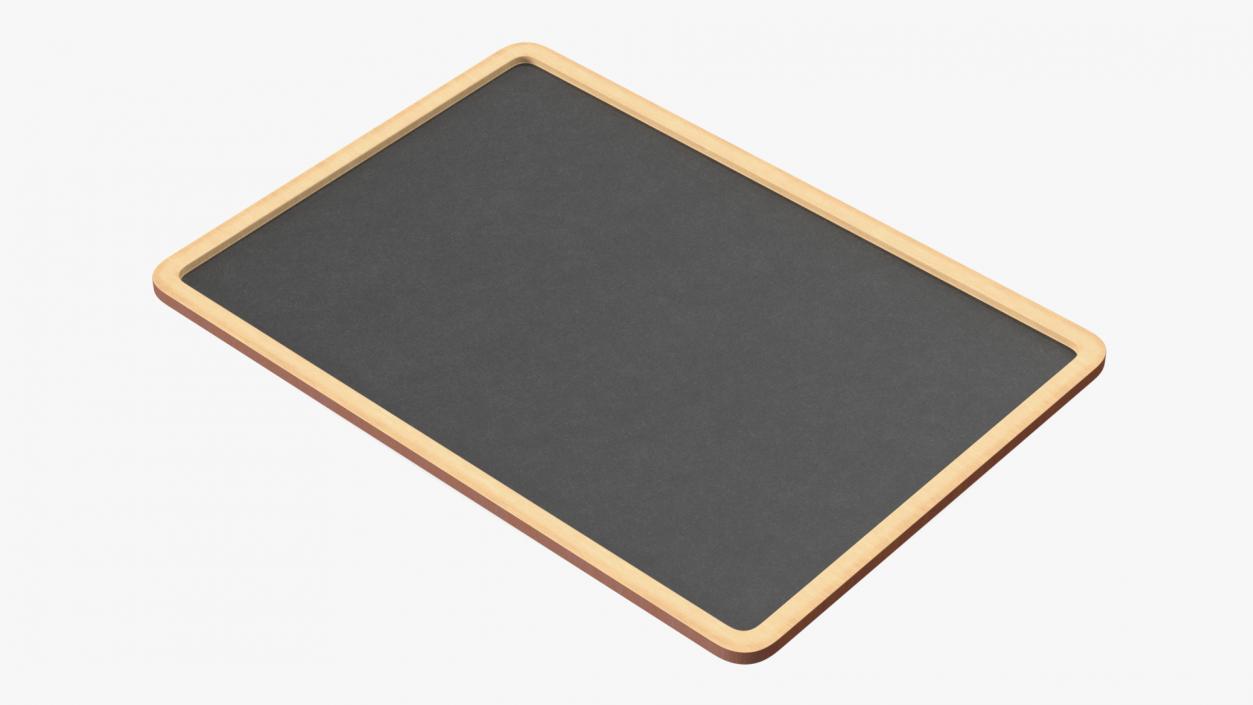 3D Hand-held Plywood Chalkboard model