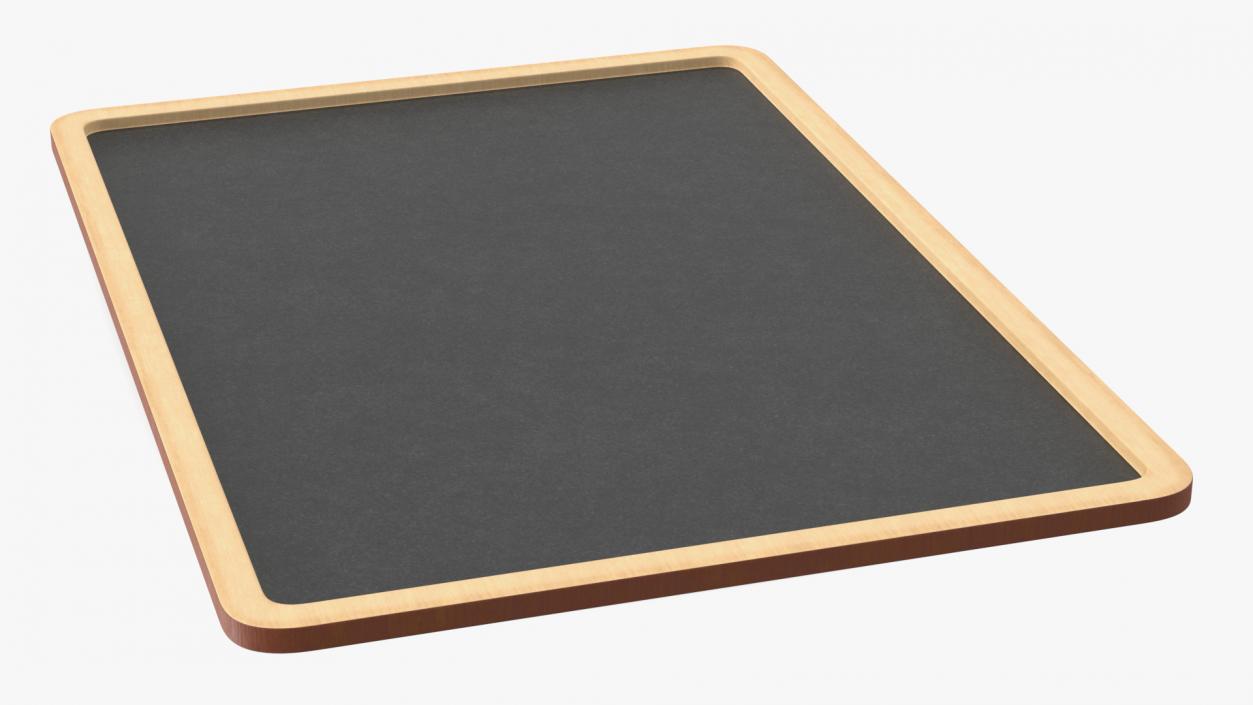 3D Hand-held Plywood Chalkboard model