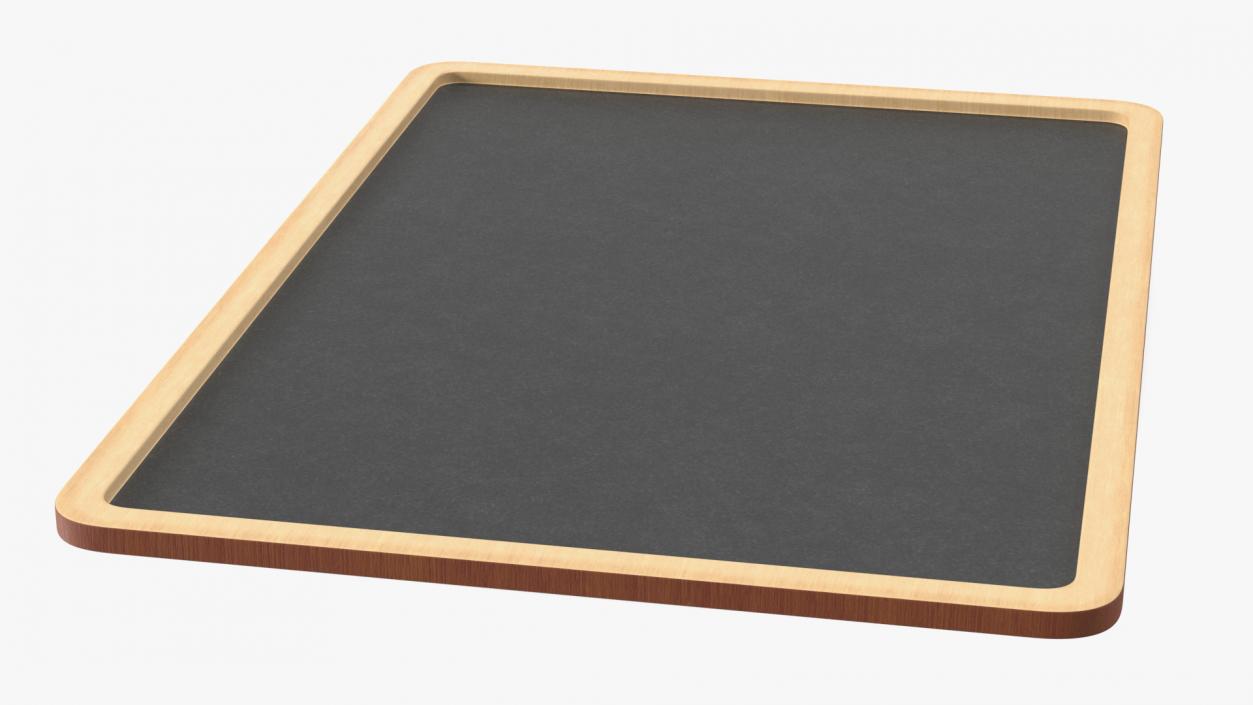 3D Hand-held Plywood Chalkboard model