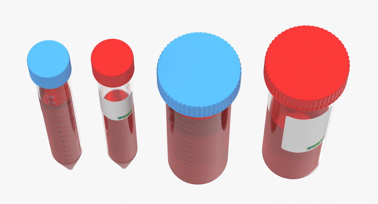 Laboratory Test Tubes Collection 2 3D model