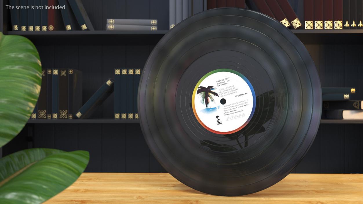 Vinyl Record Album Bob Marley 3D model