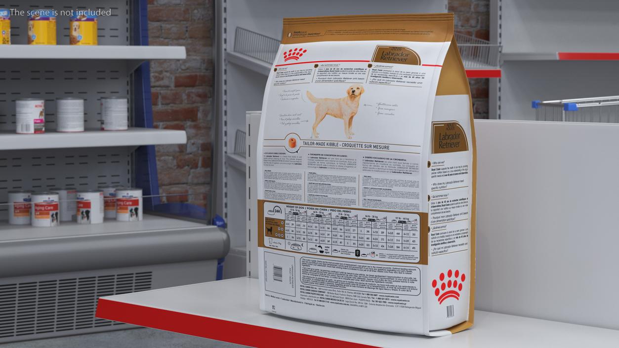 Pet Food Large Packages Collection 3D model