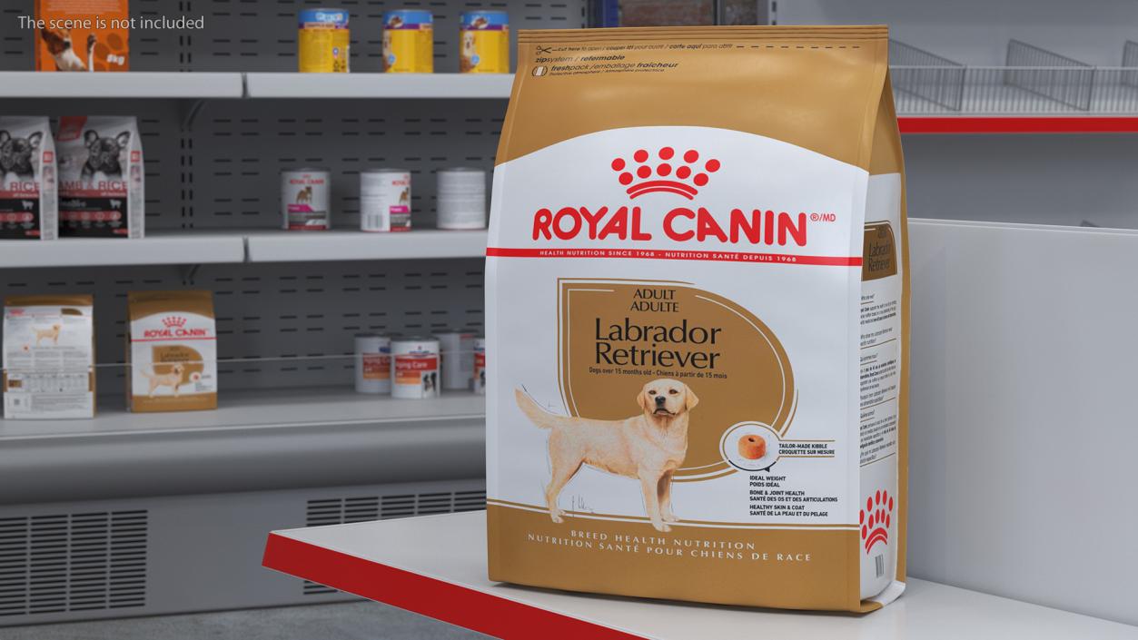 Pet Food Large Packages Collection 3D model