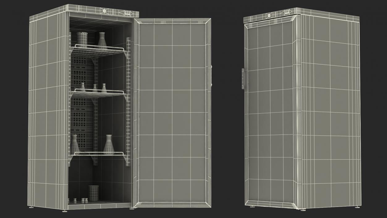 3D model Labcold Cooled Incubator 340L with Flask
