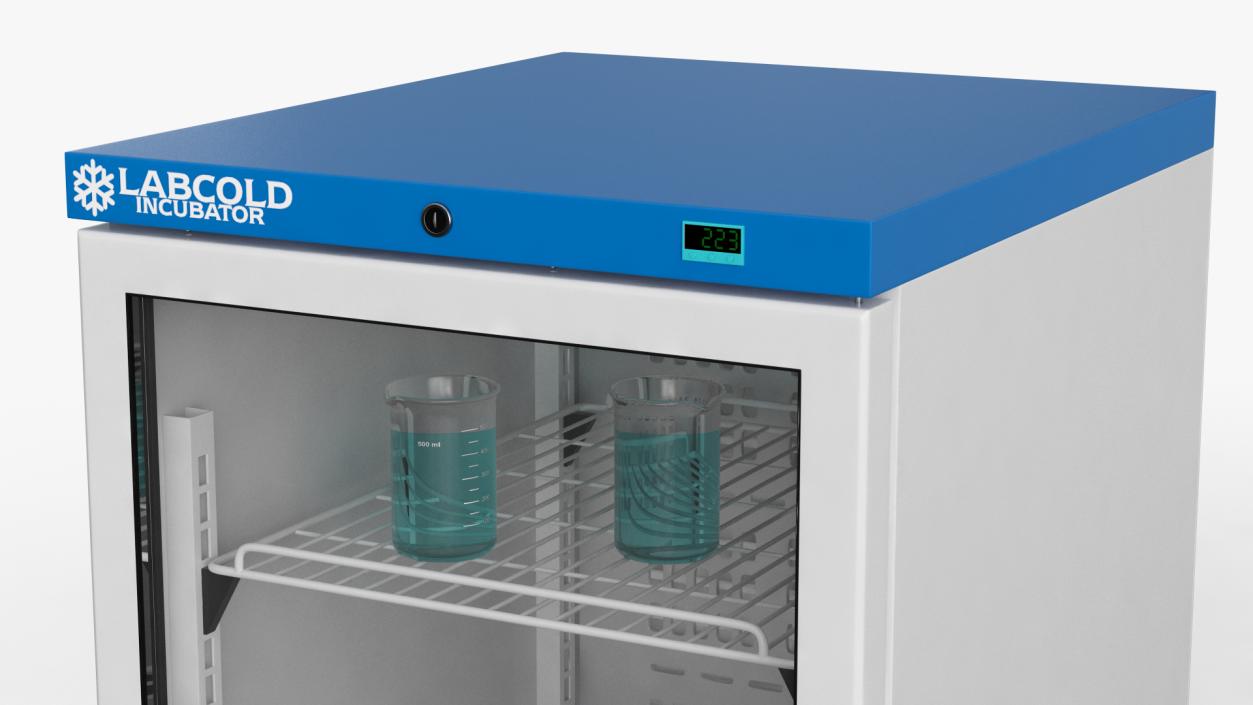 3D model Labcold Cooled Incubator 340L with Flask