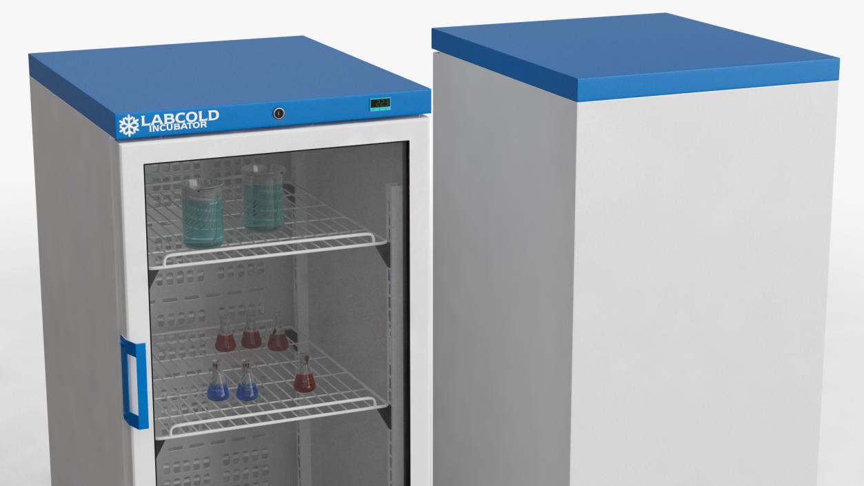 3D model Labcold Cooled Incubator 340L with Flask