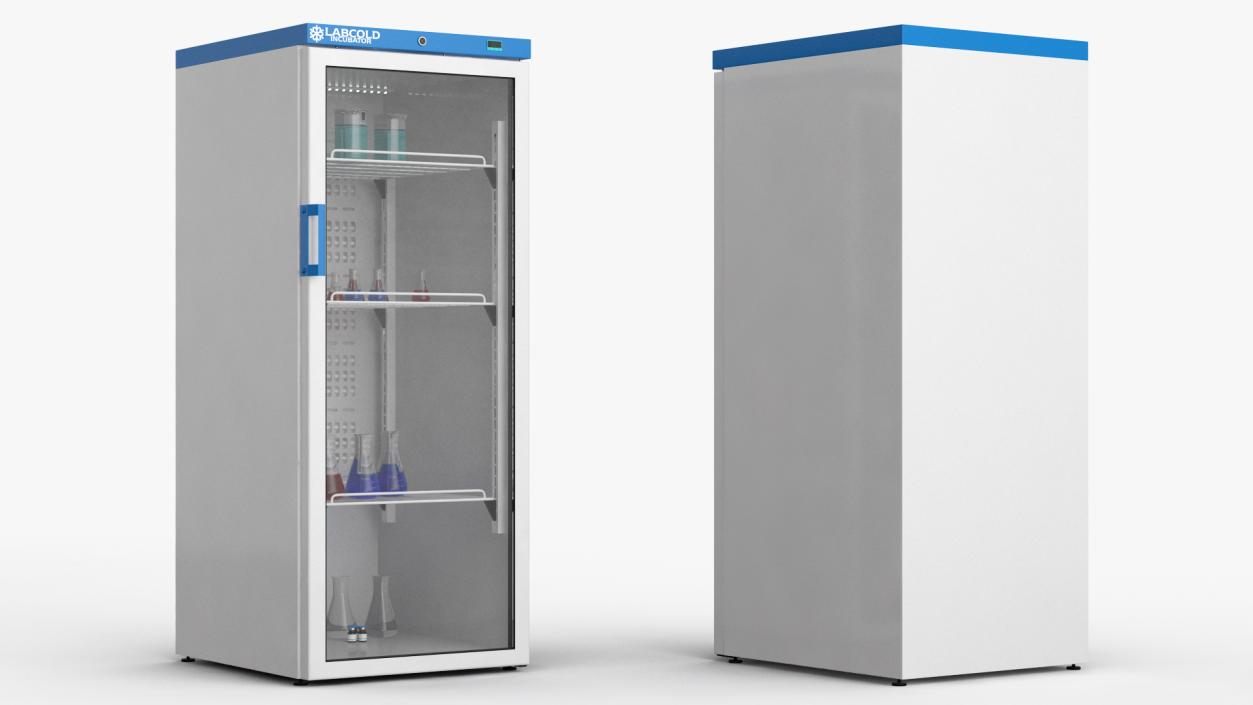 3D model Labcold Cooled Incubator 340L with Flask