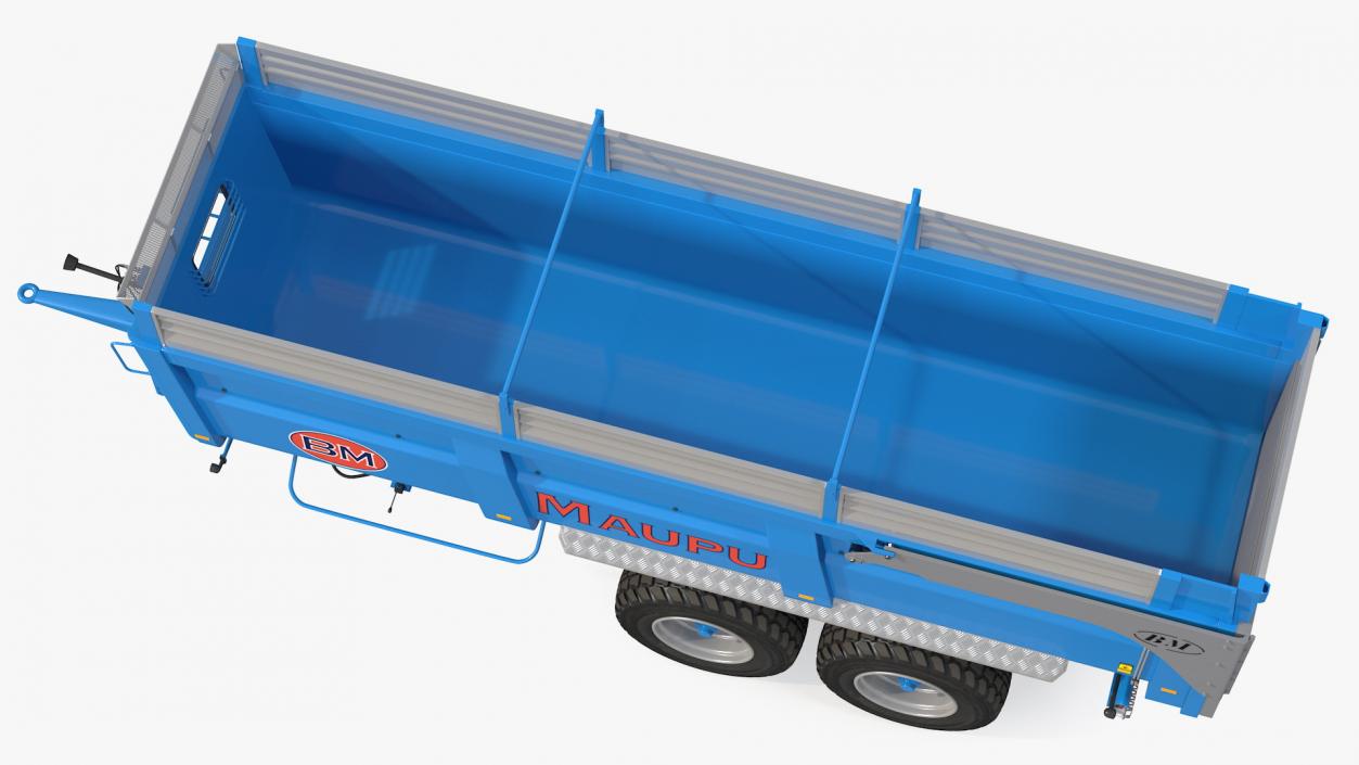 Maupu 18t Body Tipper Trailer Clean Rigged 3D