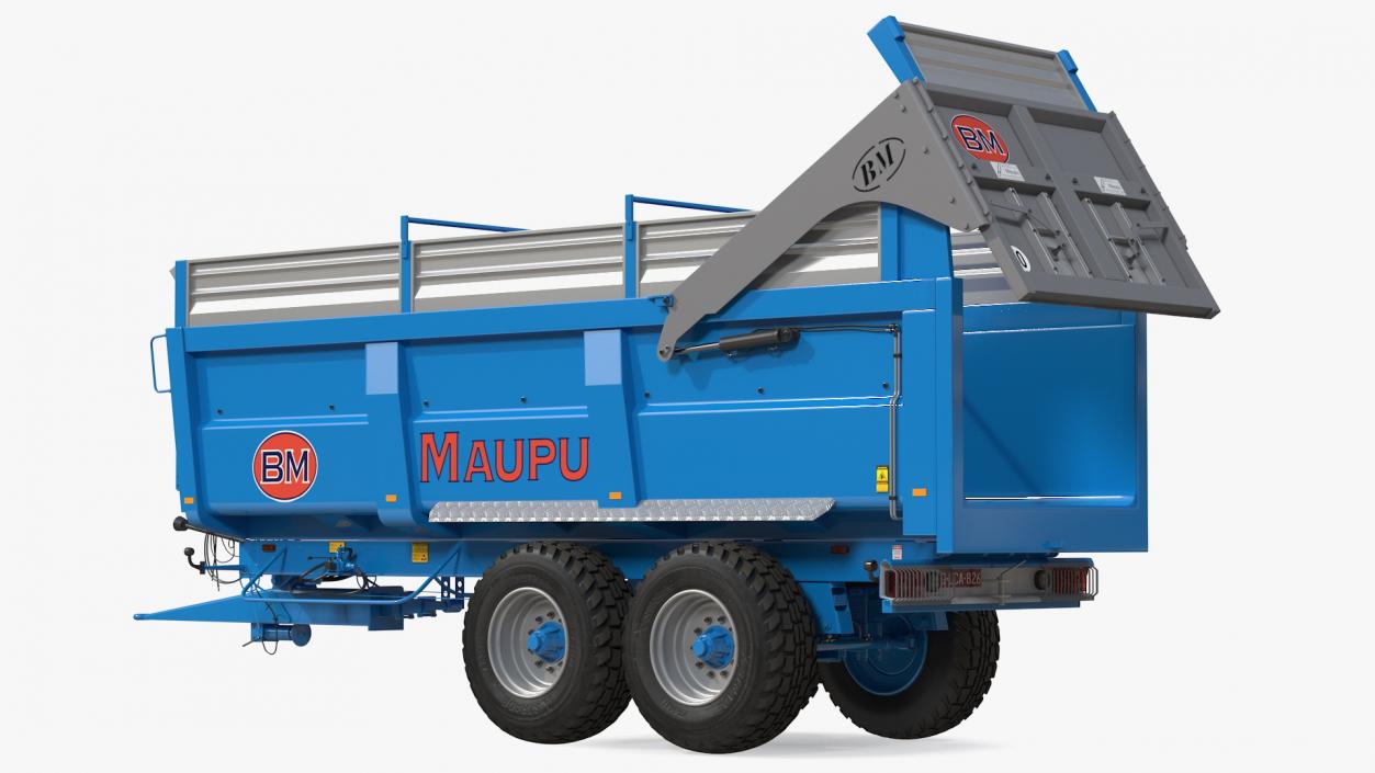 Maupu 18t Body Tipper Trailer Clean Rigged 3D