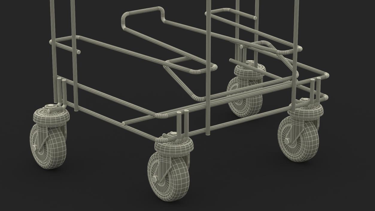 3D model Empty Tray Cart