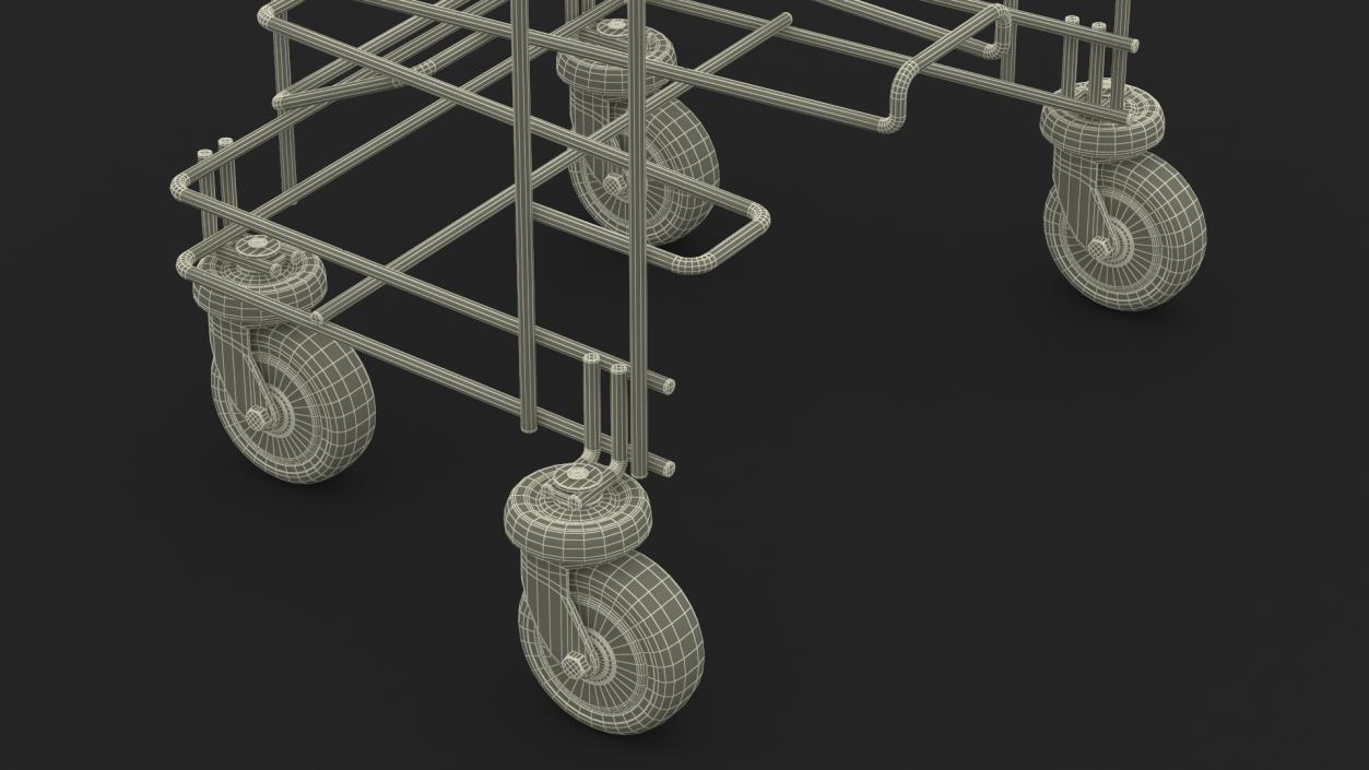 3D model Empty Tray Cart