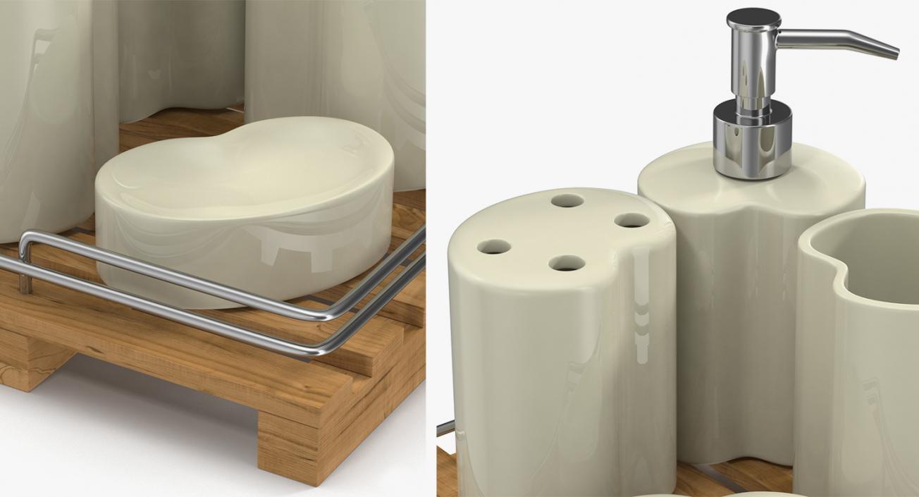 3D Bathroom Accessories Collection 3 model