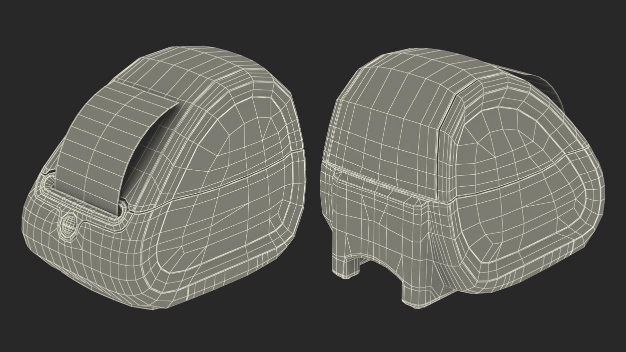 Thermal Label Printer with Barcode 3D model