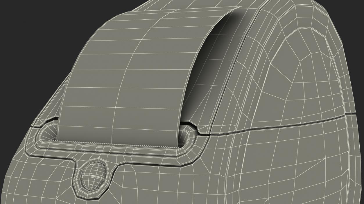 Thermal Label Printer with Barcode 3D model