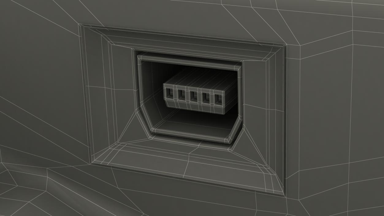 Thermal Label Printer with Barcode 3D model