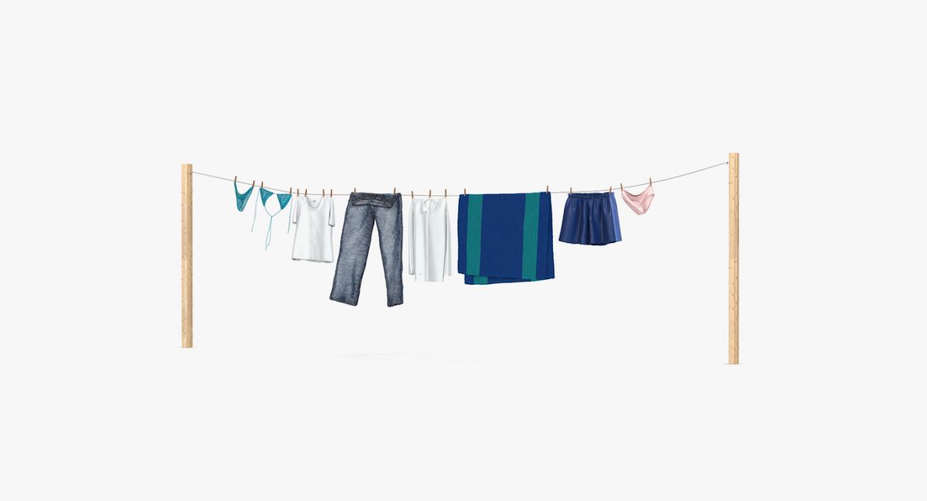 3D model Laundry Collection 8