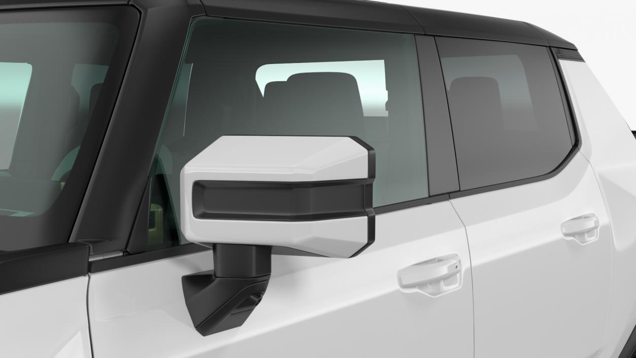 3D GMC Hummer EV PICKUP Lights Off