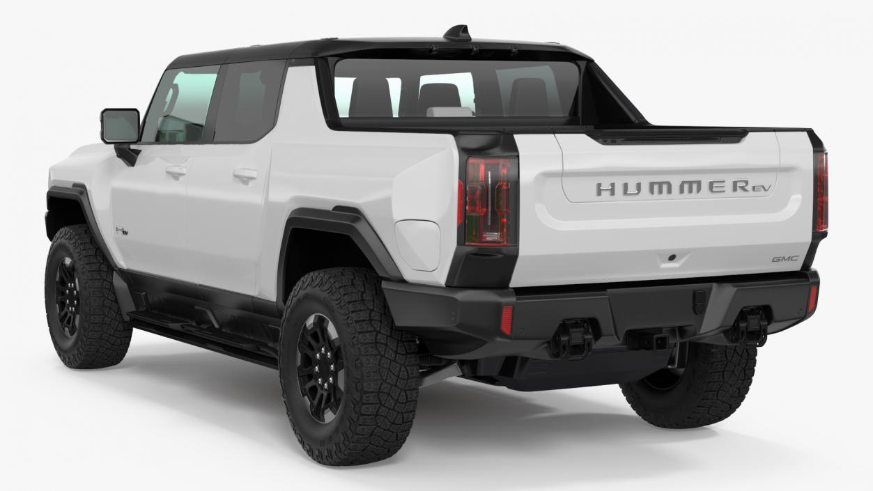 3D GMC Hummer EV PICKUP Lights Off