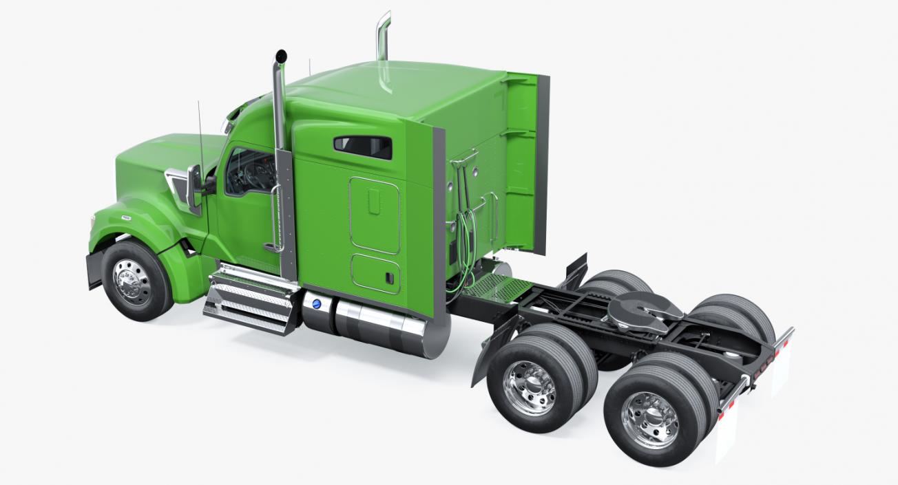 3D Long Hood Truck Generic model