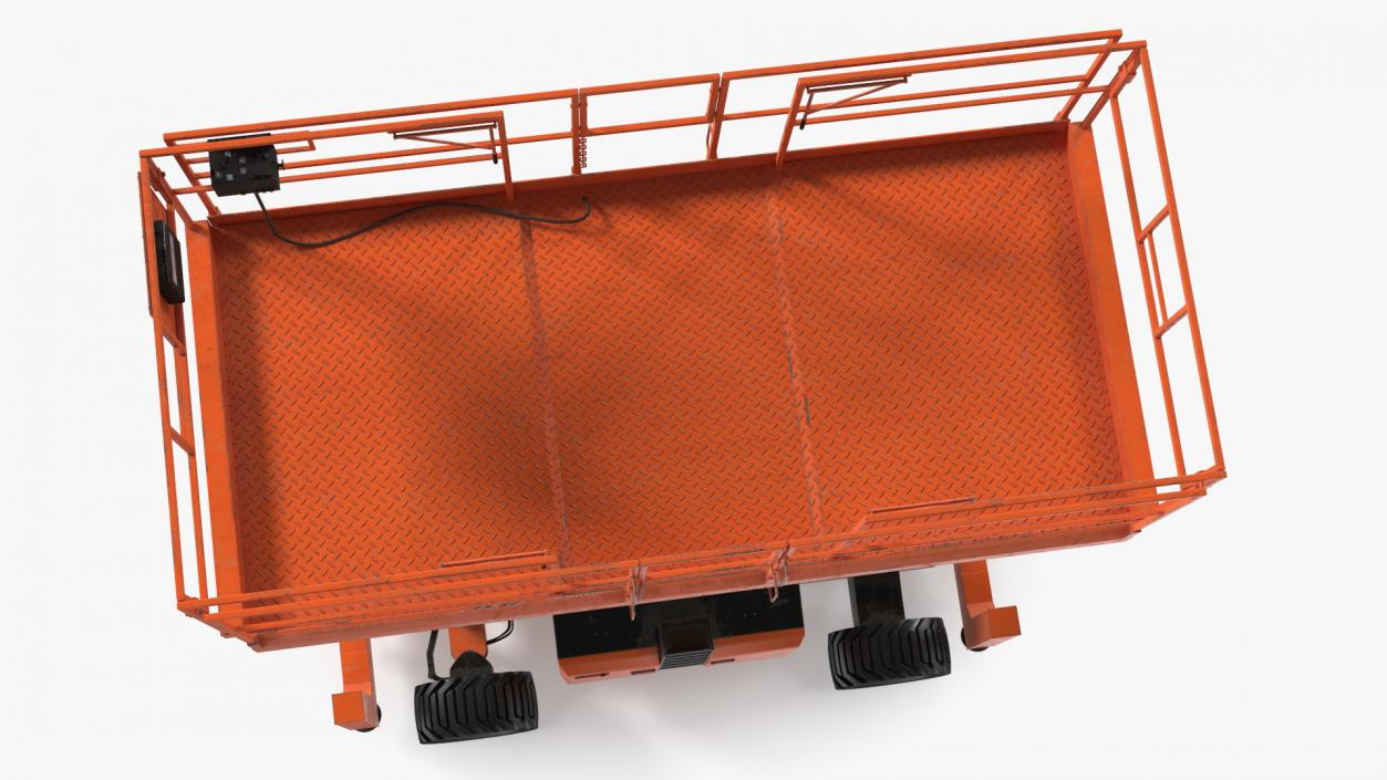 3D JLG Scissor Lift Rigged model