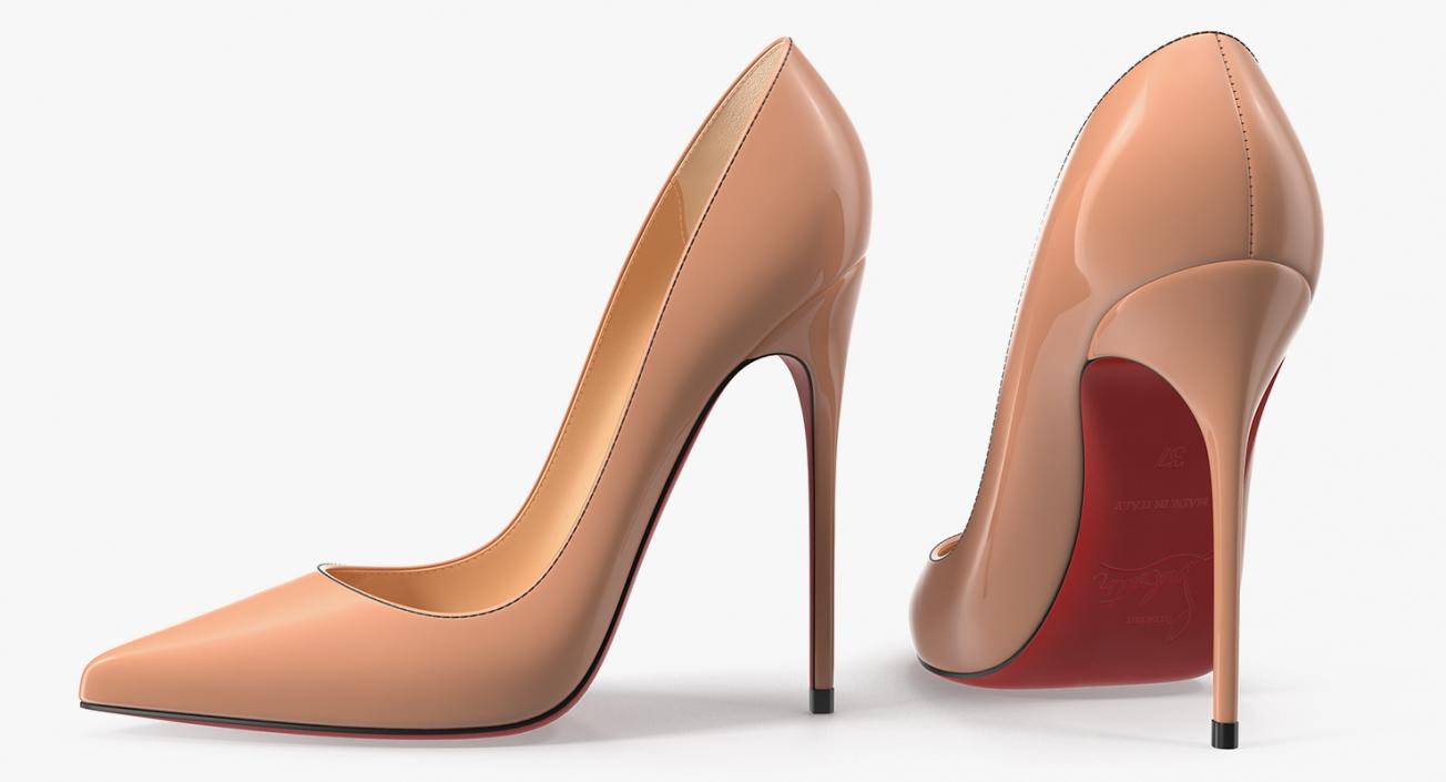 3D Christian Louboutin Women Shoes