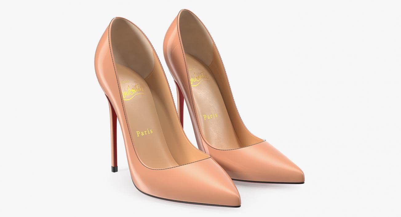 3D Christian Louboutin Women Shoes