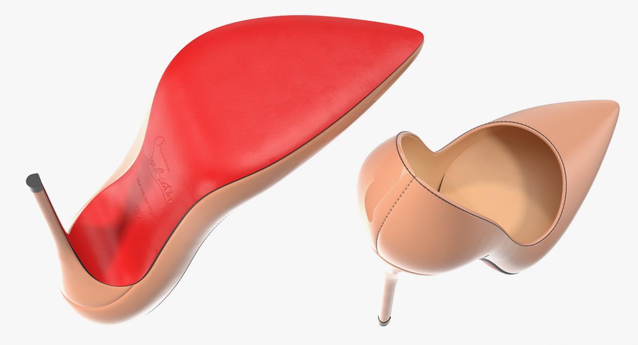 3D Christian Louboutin Women Shoes