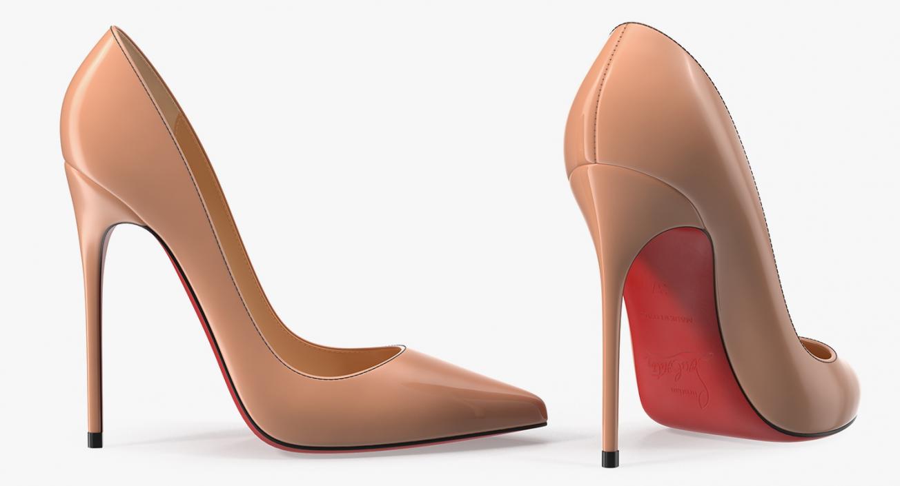 3D Christian Louboutin Women Shoes