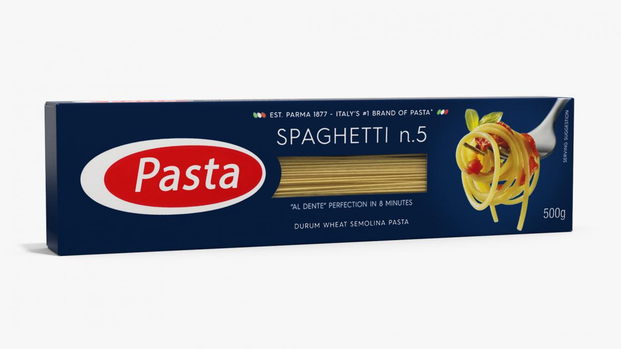 3D Italian Pasta Ingredients Collection