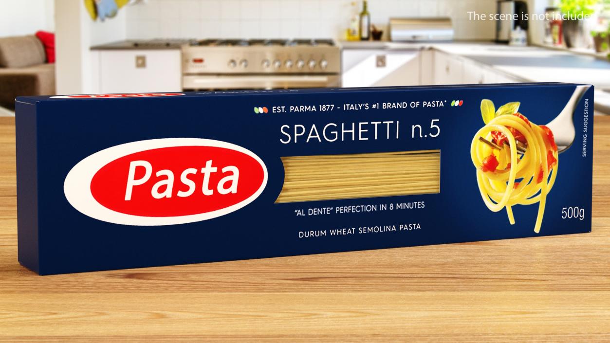 3D Italian Pasta Ingredients Collection