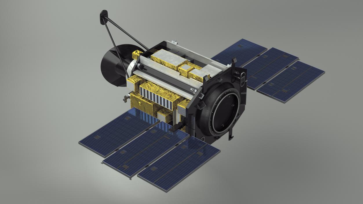 3D QuikSCAT Satellite model