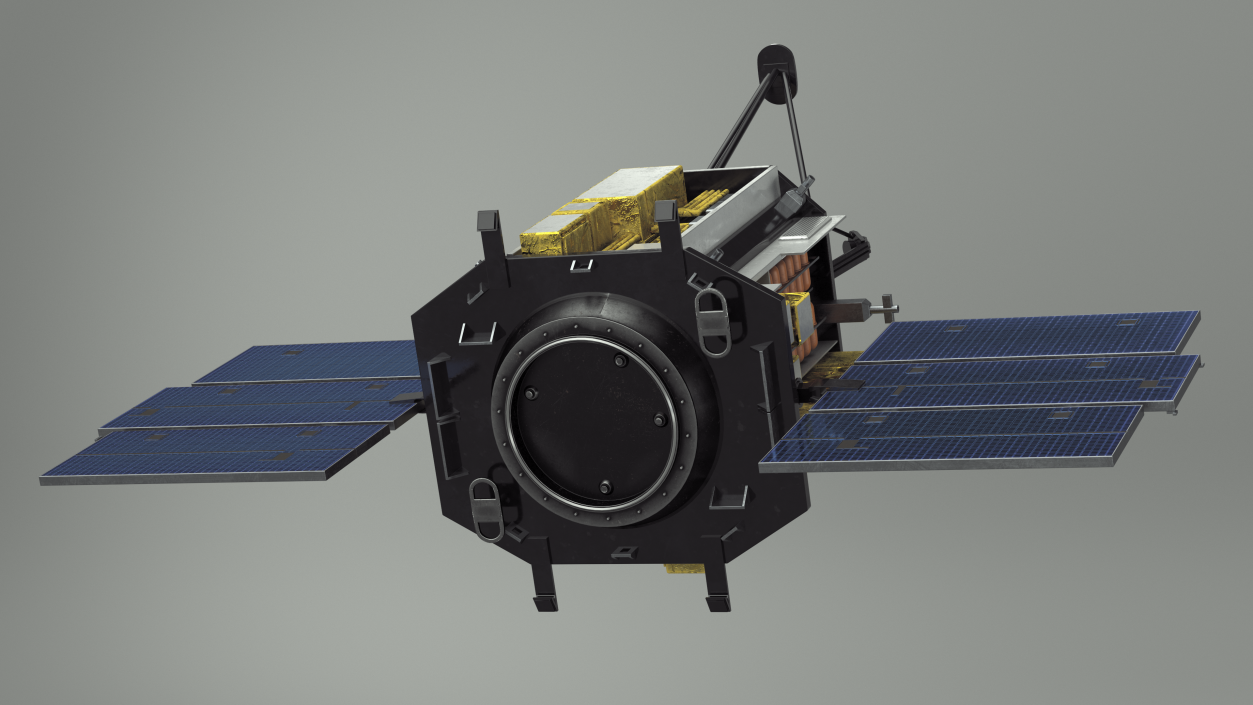 3D QuikSCAT Satellite model