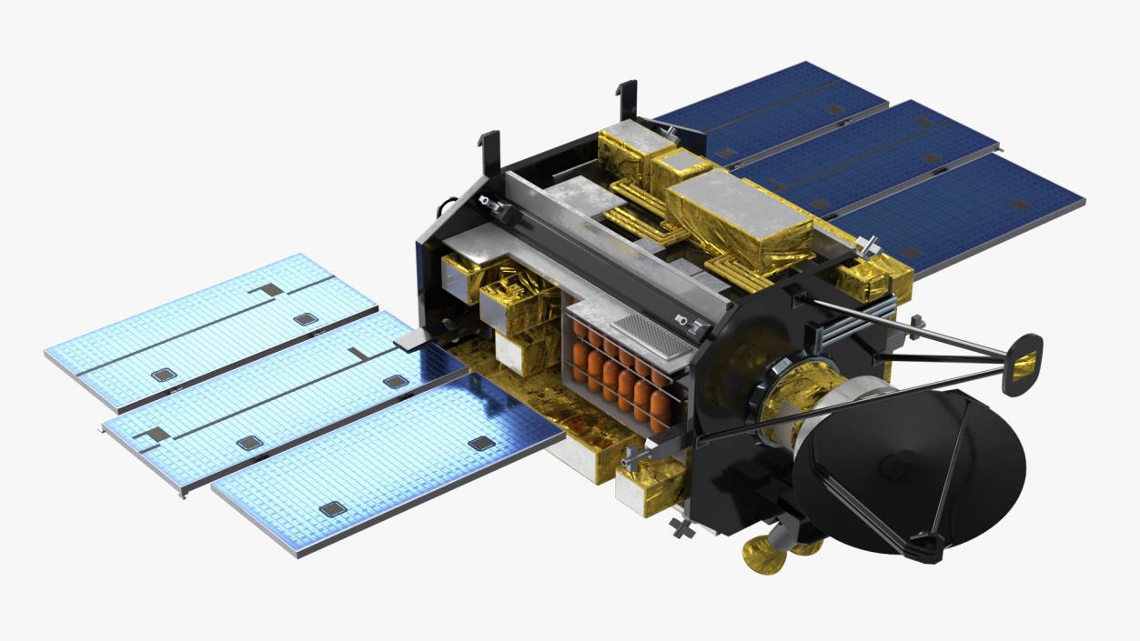 3D QuikSCAT Satellite model