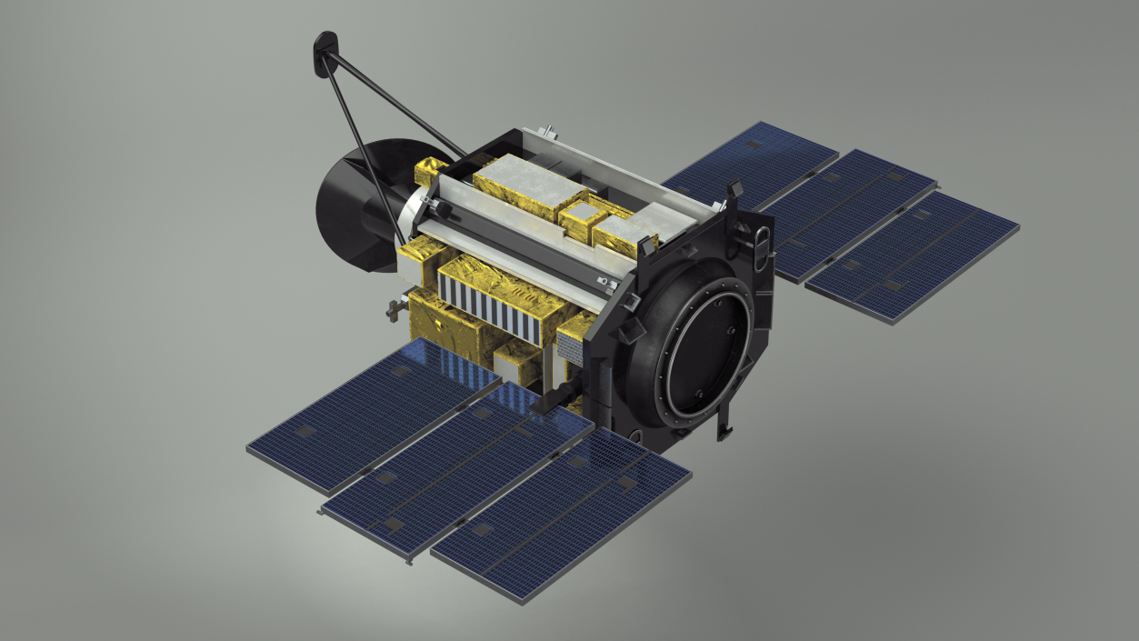 3D QuikSCAT Satellite model