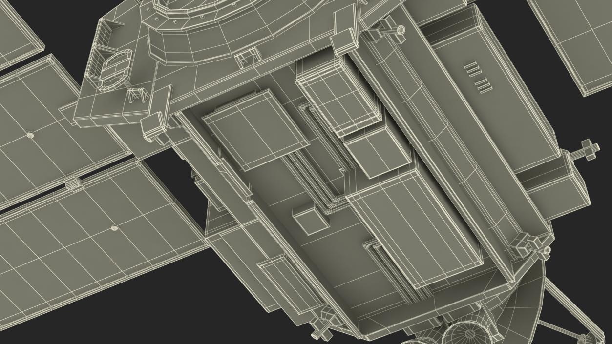 3D QuikSCAT Satellite model