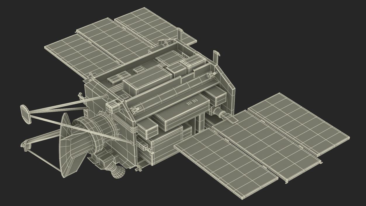 3D QuikSCAT Satellite model