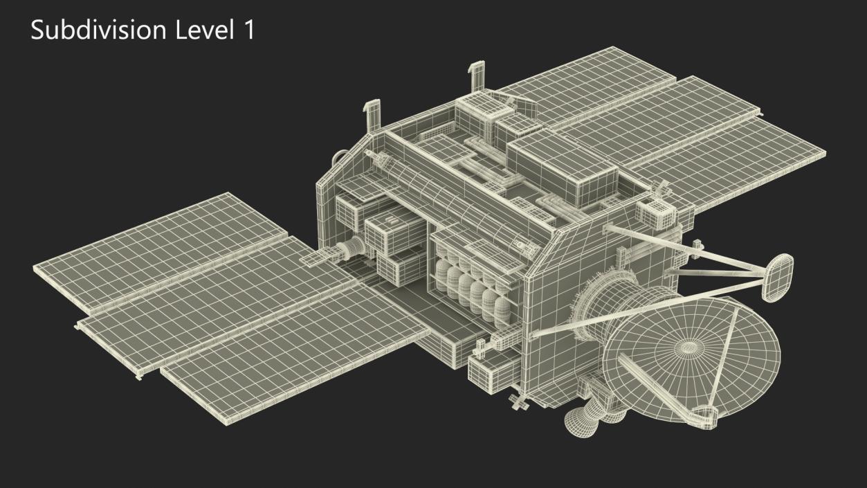 3D QuikSCAT Satellite model