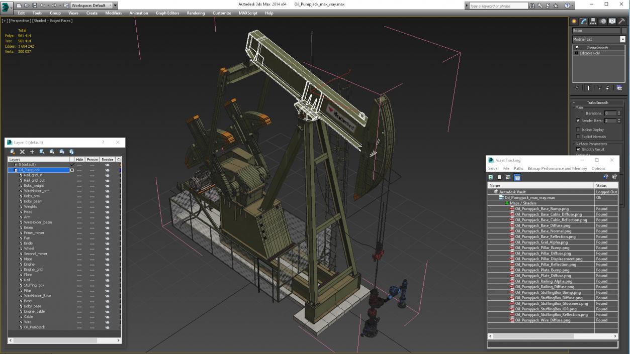 Oil Pumpjack 3D