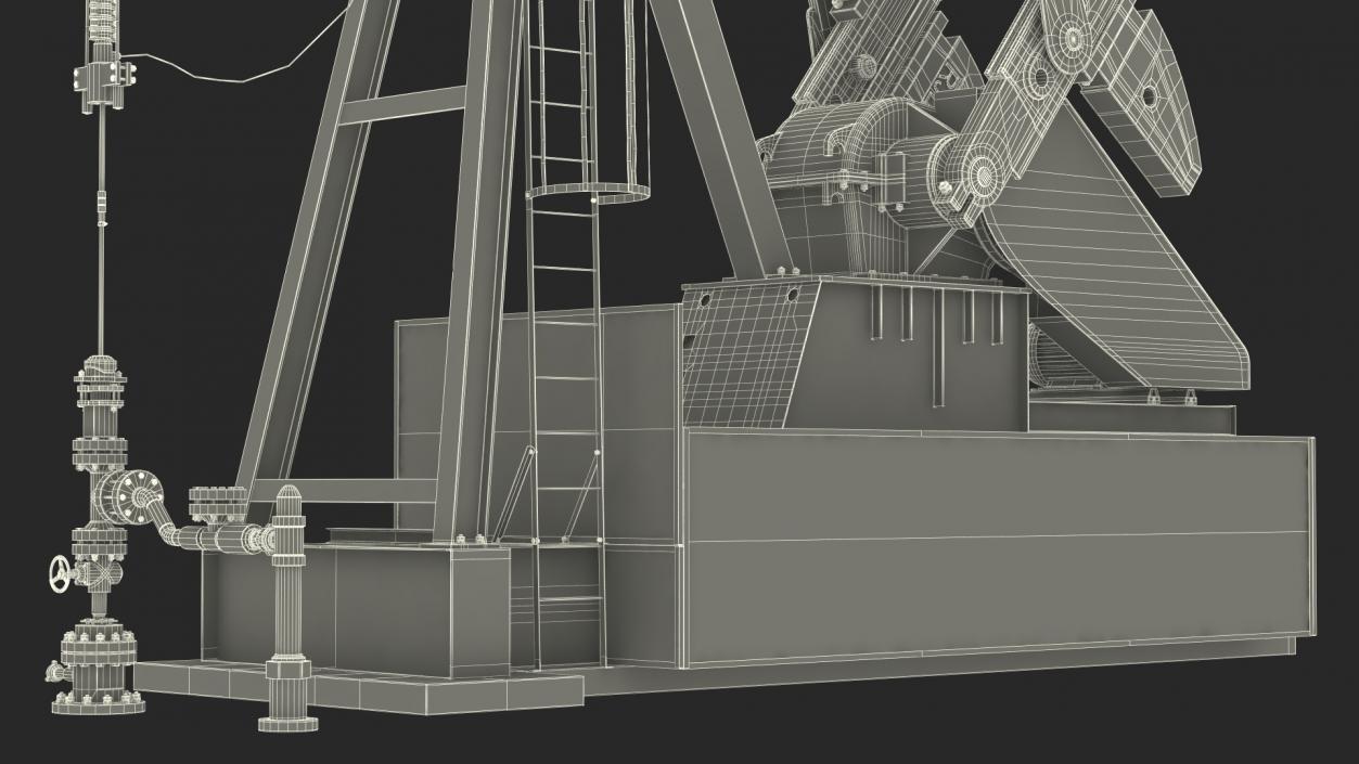 Oil Pumpjack 3D