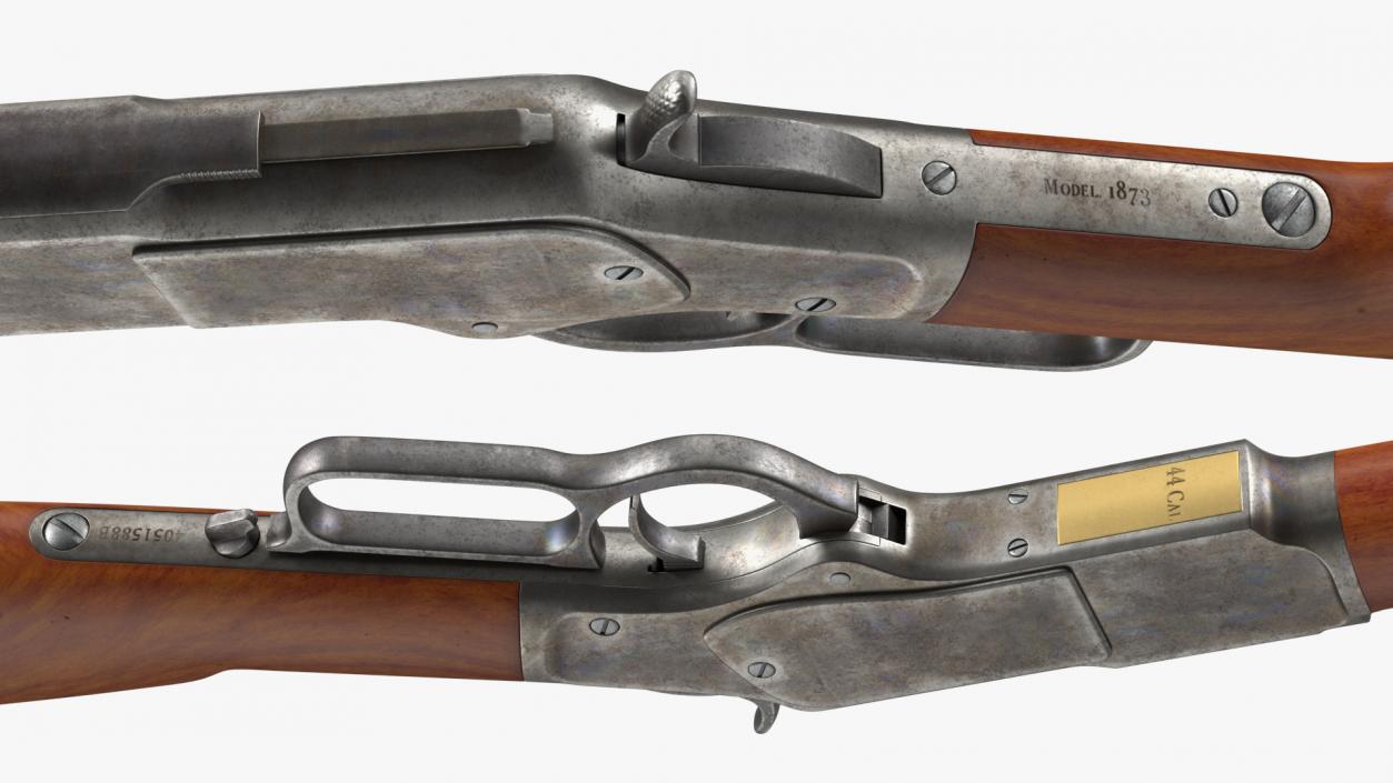 3D Winchester Model 1873 Patina Case model